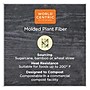 World Centric Plant-Based 3-Compartment Hinged Takeout Container, Natural, 300/Carton (WORTOSCU9TLFP)~#|#~B3401CD3-8938-4DB8-8EF3302542B218CB_sc7