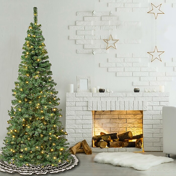 National Tree Company 7.5' Pre-Lit Linden Spruce Artificial