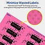 Avery Laser/Inkjet Rectangle Multipurpose Labels, 1" x 3", Bright Pink, 640/Pack (94224)~#|#~B344CE38-5829-4FCD-9A2B49F79F0CAF5C_sc7
