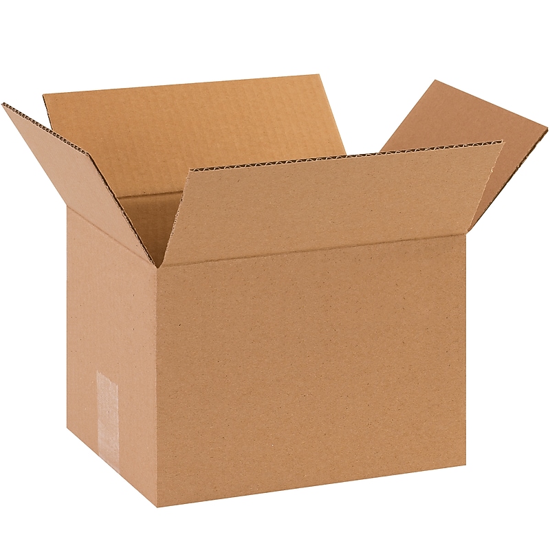 10" x 8" x 7" Shipping Boxes, Brown, 25/Bundle (1087) image 1