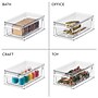 iDESIGN Small Stackable Plastic Storage Bin, Clear (40344)~#|#~B3499234-C0EE-4BBD-A6815F65E9347DA3_sc7