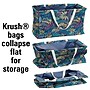 Household Essentials Everyday Krush 13-Gallon Collapsible Laundry Bag, Polyester, Multicolor (2229-1)~#|#~B34A6119-88BE-4E92-ABD3B2020B88E1FD_sc7