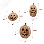 Haunted Hill Farm 3-Piece Spooky Lighted LED Jack O Lantern Set, Battery Operated, Rustic Orange (HHRSSET3PMP-ORG)~#|#~B34DDC40-D786-4E7E-8593EF842F0FF962_sc7