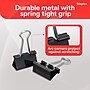 Staples Small Binder Clips, 0.38" Capacity, Black, 144 Clips/Pack (ST32002/32002)~#|#~B353B4DF-5CF8-4911-A22B98391D55877F_sc7