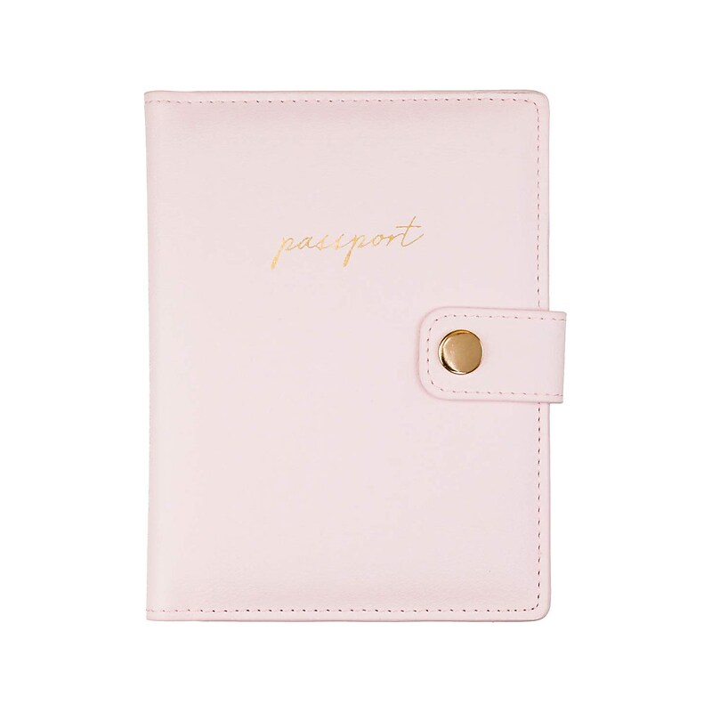 Eccolo RFID Passport Case, Pink (D925A) image 1