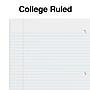 Staples 1-Subject Notebook, 8" x 10.5", College Ruled, 70 Sheets, Red (ST27503C)~#|#~B3579C3A-09A2-45EB-B1BC2DC3801B05D0_sc7