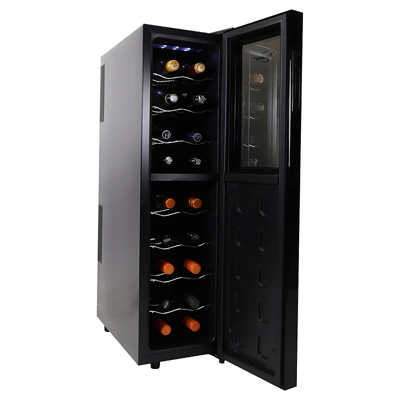 Koolatron Wine Cooler, Black/Silver (WC18) image 1