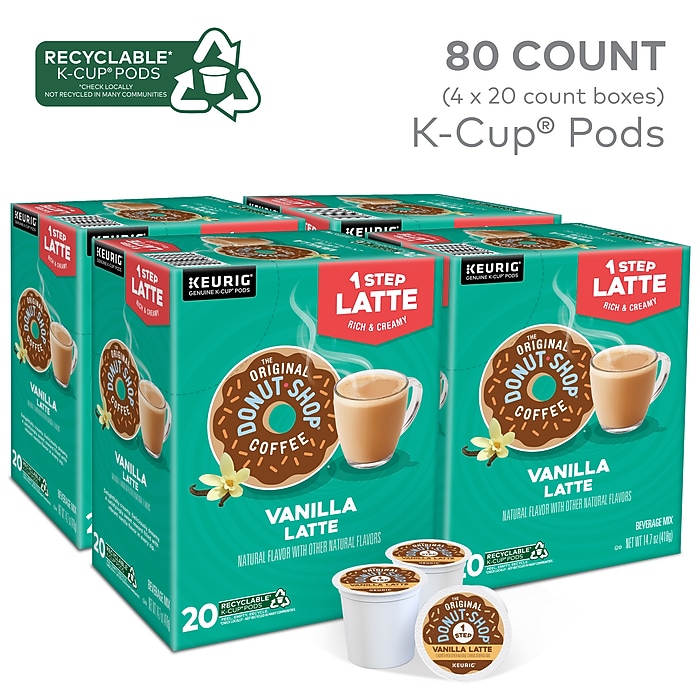 The Original Donut Shop One-Step Vanilla Latte Coffee Keurig® K