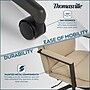 Thomasville Furniture Upton Ergonomic Bonded Leather Swivel Manager Chair, Cream (51421-CRM)~#|#~B35C66C4-F8C2-4A1D-9A2DF7E239B9F8AA_sc7