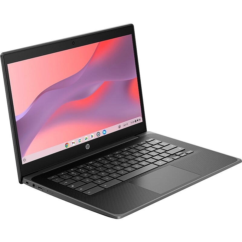 HP Fortis G1i 14" Touchscreen Chromebook, Intel N150, 8GB RAM, 64GB eMMC, Blacklit Keyboard, ChromeOS, Jet Black image 1