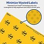 Avery Laser/Inkjet Round Multipurpose Labels, 1.25" Dia., Bright Yellow, 1200/Pack (94505)~#|#~B35D97E7-5DEB-4110-AE30CC84793CA803_sc7