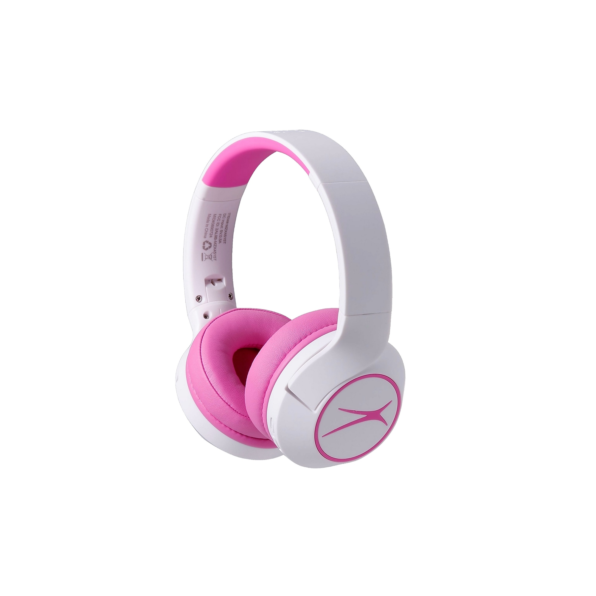 Altec Lansing Kid Safe Pro ANC Wireless Headphone with Tracker, Whiteout Pink (MZX4515T-WOPNK) Sansujyuku sansujyuku.com