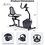 Sunny Health & Fitness Smart Magnetic Resistance Recumbent Bike, Black (SF-RB4616SMART)~#|#~B361ECF5-4109-438E-BA34B20ADE10D2C1_sc7