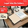 Staples 30% Recycled File Folders, 1/3-Cut Tab, Legal, Manila, 100/Box (ST56680-CC)~#|#~B3635EA2-D3E5-4014-B566749E4C4562DE_sc7