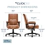 Click365 Classic Comfort Ergonomic Bonded Leather Swivel Executive Chair, Cognac (CCHR10024A)~#|#~B367675B-905C-4674-B32E791ACF33E388_sc7