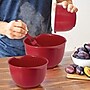gia'sKITCHEN Nesting Mixing Bowls with Lipped Handles & Pour Spouts, Red, 3 Piece (DTM23364)~#|#~B367BD30-47EE-4A27-9F5C99142633F6C7_sc7