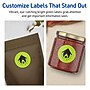 Avery Circle Multipurpose Labels, 1-5/8" Dia., Bright Green, 1600/Box (94507)~#|#~B36F6BF1-076B-45C6-A82FF2CFB325CDAE_sc7