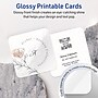 Avery Integrated Cards, 2" x 2", Glossy White, 600/Box (95292)~#|#~B372A871-6119-43B2-B85F67A19A32FC27_sc7