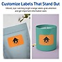 Avery Laser/Inkjet Multipurpose Decorative Edge Labels, 2" x 3", Bright Orange, 80/Pack (94267)~#|#~B373F42E-512D-46BD-94BCAEF45306812D_sc7