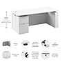 Bush Business Furniture Stratus 72"W Electric Adjustable Standing Desk with File Cabinet, White (SUT008WH)~#|#~B378F886-00F0-4706-ACBBEEA24D60BD6B_sc7