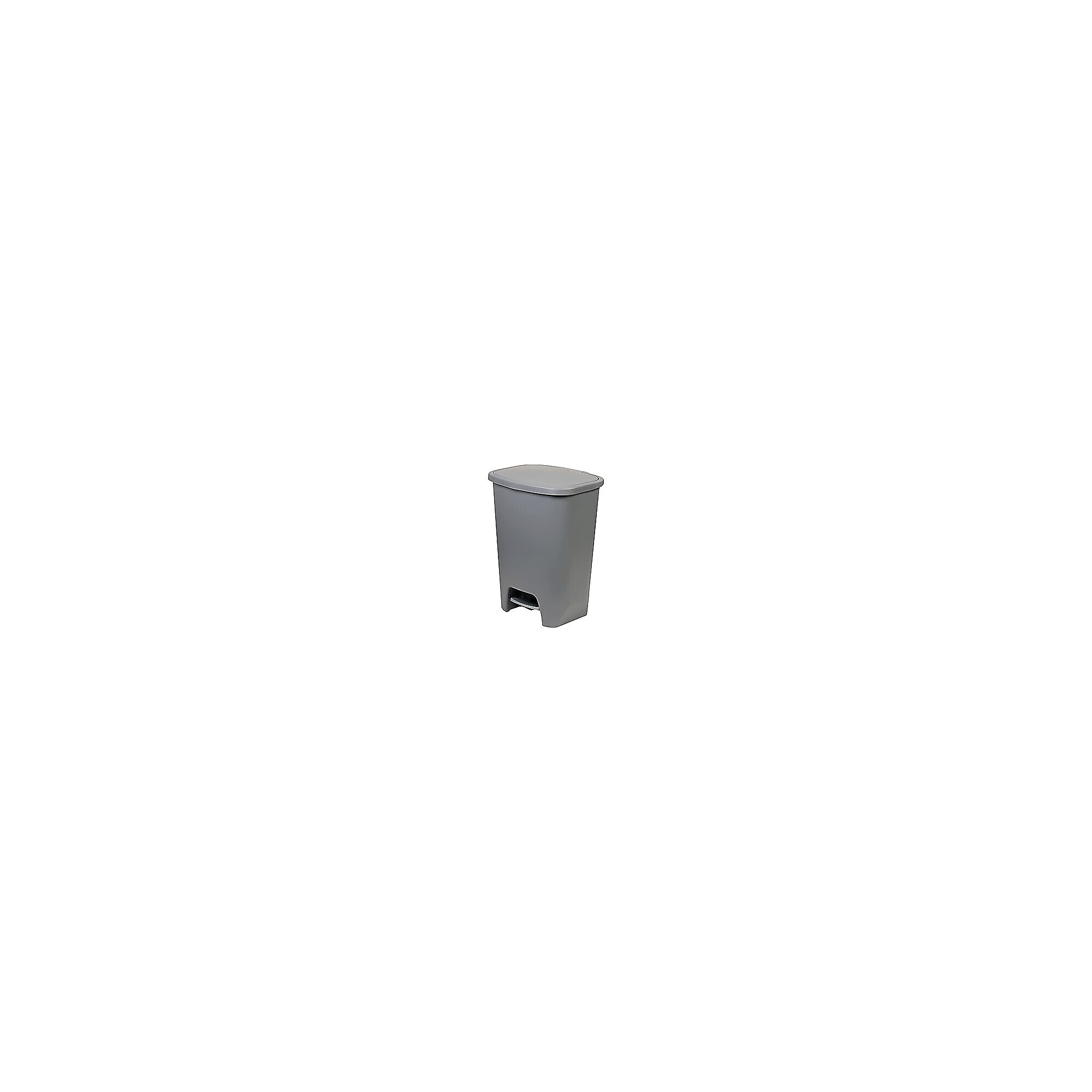 GLAD Plastic Step Trash Can, 20-Gallon, Gray (GLD-74231-1) Sansujyuku sansujyuku.com