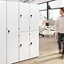 Bush Business Furniture Assure 72"H 2-Tier White Storage Lockers (AUS130WHK)~#|#~B37DD06D-0B76-47EE-BC1CFC761BDECE5D_sc7