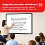 TRU RED™ Magnetic Porcelain Dry Erase Board, Black Frame, 4' x 3' (TR61189)~#|#~B37EB097-CC1A-4B28-B59625532B9CDCE7_sc7