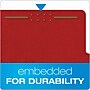 Pendaflex Pressboard Classification Folder, 1-Dividers, 1 3/4" Expansion, Letter Size, Dark Red, 10/Box (23731P)~#|#~B37FD750-70A1-4072-9CF6C9F6C7D90049_sc7