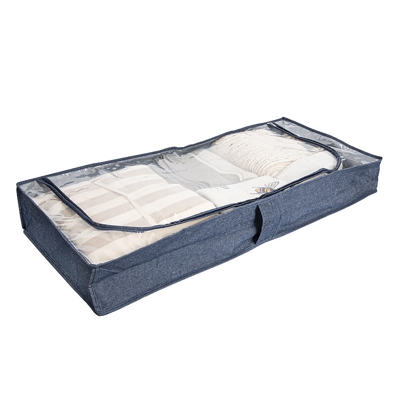Household Essentials Under Bed Storage Chest, Clear Vision Panel (HE1067) image 1
