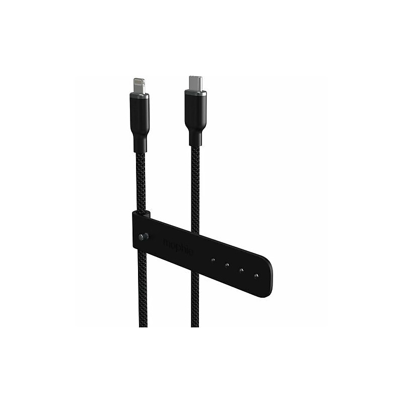 Mophie Charge Stream USB-C to Lightning Charging Cable, 3.28 ft., Black (409911484) image 1