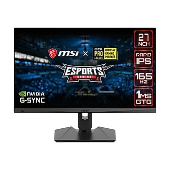 MSI Optix 27" LED Monitor, Black (OPTIXMAG274QRF-QD)