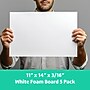 Flipside Foam Board, 11" x 14", White, 25/Pack (11140-25)~#|#~B38B485B-54E7-469C-81DBBD8E263F9028_sc7