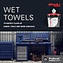 WypAll PowerClean ProScrub Fabric Cleaning Wipers, 12" x 9.5", Green, 75 Wipers/Box (91371EA)~#|#~B38C4FFA-E96B-4712-81561D2A2F701B2E_sc7