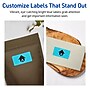 Avery Laser/Inkjet Rectangle Multipurpose Labels, 1" x 4", Bright Blue, 200 Labels/Pack (94202)~#|#~B38CC25E-BDD5-4D99-BB24754F793A6277_sc7