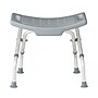 Medline Shower Chair, Armless, Without Backrest, Aluminum Frame, 250 lb. Capacity (G2-203FRX1)~#|#~B38CCB8B-D8E0-4B0D-B698A4FC80568CD5_sc7