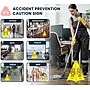 Alpine Industries Wet Floor Caution Cone Sign, 30"H, Yellow, 5/Pack (498-30-5pk)~#|#~B38D03AB-98F0-4A49-BB485626AF123836_sc7