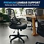 Flash Furniture Porter Ergonomic Mesh Swivel Executive Chair, Dark Gray/Black (HL00161BKDKGY)~#|#~B39179BE-B12C-4253-86F4FE3A065F252E_sc7