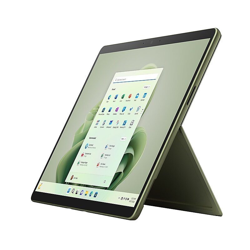 Microsoft Surface Pro 9 13" Tablet, Intel Core i5-1235U Evo, 16GB RAM, WiFi, 256GB SSD, Windows 11 Home, Forest (QI9-00052) image 1