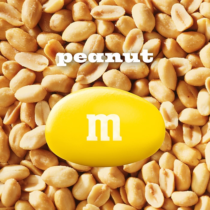 M&M's Party Size Peanut Milk Chocolate Candy Pieces, 38 oz