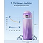 WaterH Boost Stainless Steel Vacuum Insulated Water Bottle, 16 oz., Purple (B003-MA-16oz-GPL-NA-WH)~#|#~B3A51530-512E-4677-919643CEB6625426_sc7