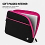 Vangoddy 15" Laptop Sleeve, Black/Pink (NBKLEA225)~#|#~B3A9434D-393A-4717-BDFC896959337B78_sc7