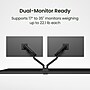 Kanto DM2 Dual Monitor Desktop Mount for 17” - 35” Displays, Up to 22 lbs., Black~#|#~B3AFA5CC-685E-47E9-B9324763E2D7F2DD_sc7