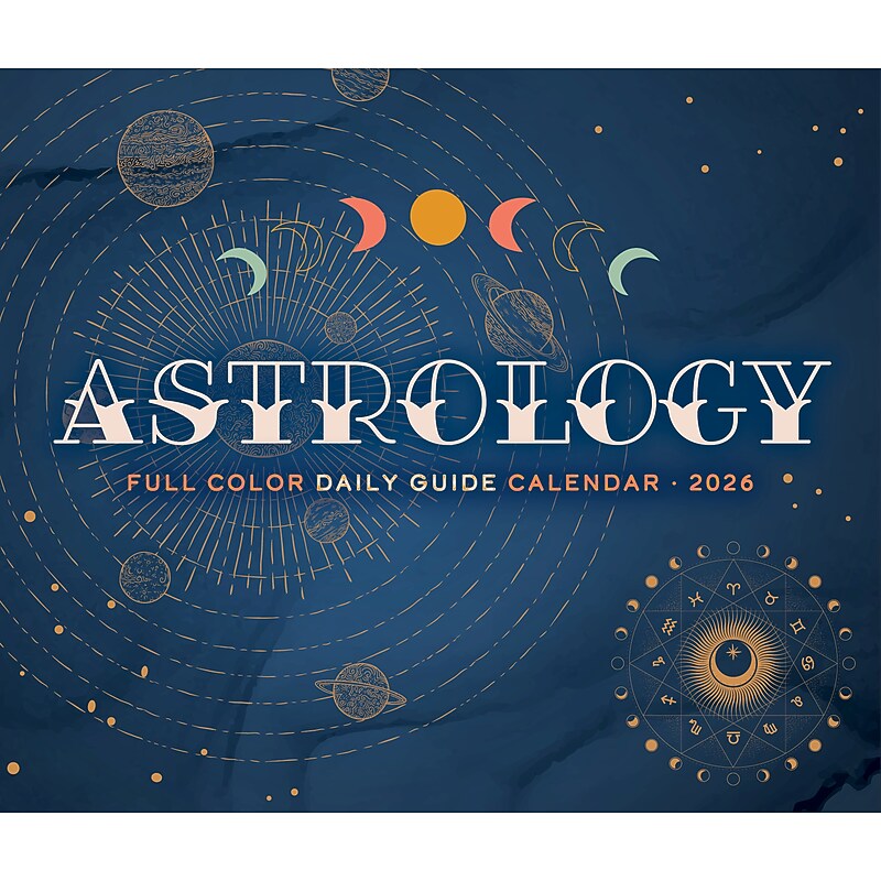 2026 Willow Creek Astrology 6.2" x 5.4" Day-to-Day Calendar (55144) image 1
