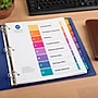 Avery Ready Index Table of Contents Extra-Wide Paper Dividers, 1-8 Tab, Multicolor (11163)~#|#~B3BB0AB5-1D2E-4257-8F5171A99FA39C49_sc7