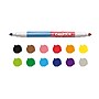 CARIOCA BiColor Washable Kids Markers, Twin Tip, Assorted Colors, 6/Pack, 2/Bundle (CRA42269-2)~#|#~B3BC7606-62A7-49ED-B9980423919FA7BD_sc7