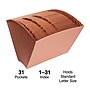 Staples Accordion File, Numerical Index, 31-Pocket, Letter Size, Brown (ST119107)~#|#~B3BC7E66-EABB-42B2-9DAF12AC0762610D_sc7