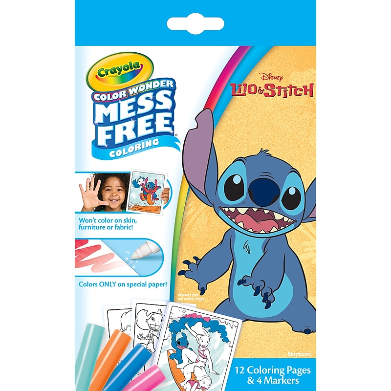 Crayola Color Wonder Lilo & Stitch Acitivy Book Mini Box Set (75-7197) image 1