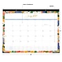 2025-2026 Blue Sky Joyful Bouquet 22" x 17" Academic Monthly Desk Pad Calendar, Orange/Blue (151994)~#|#~B3C4E6C3-2B88-42BF-8A73E79C8A5802AA_sc7