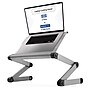 Uncaged Ergonomics WorkEZ Executive with 2 Cooling Fans + 3 USB Ports, Silver (WEEFHs)~#|#~B3CAAB71-2389-4C97-A9A02DC9067E419C_sc7