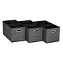 Household Essentials Medium Folding Fabric Storage Bin, 11" x 11"x 11", 23 Qt., Multi Color, 6/Pack (830-1)~#|#~B3CB6351-7CCA-4282-96DCFF10AA3EAFFE_sc7